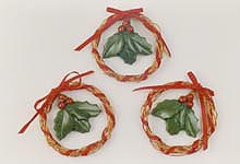 Holly Wire Wreath